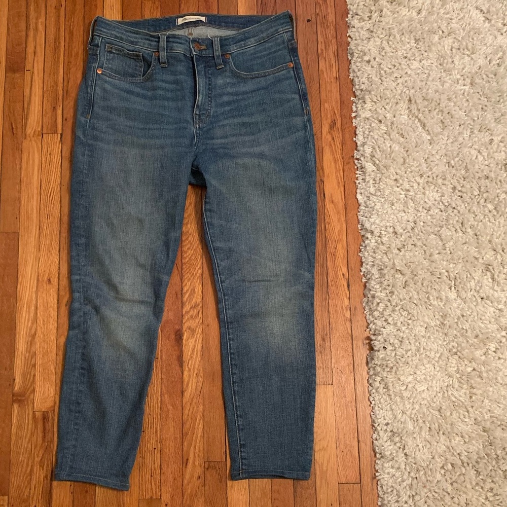 Madewell High Rise Skinny Crop Jeans